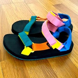 Kids Multi-Colored Teva Sandals